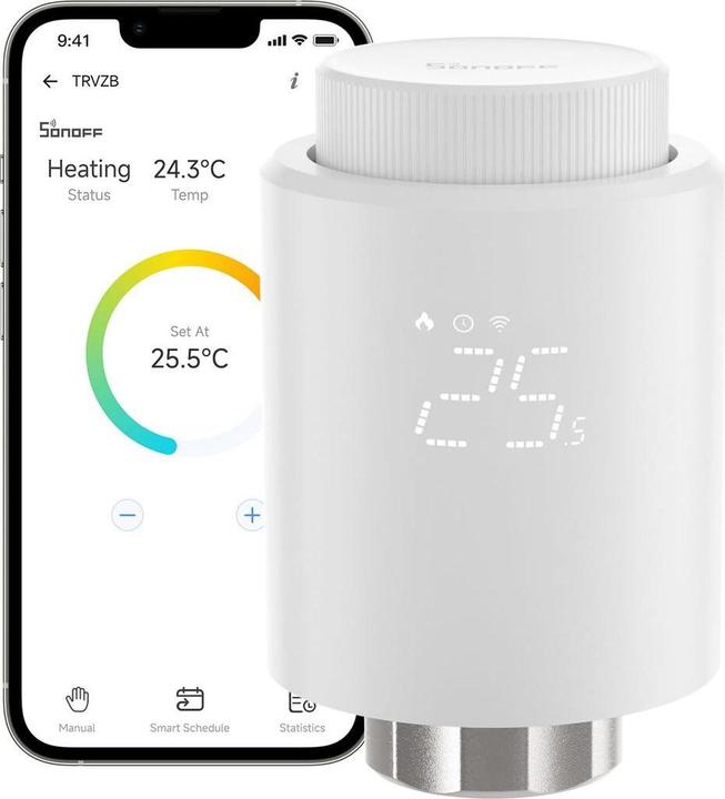Actual product image Sonoff Smart thermostat radiator Zigbee