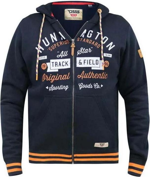Immagine prodotto DUKE Flanders D555 Felpa con Cappuccio e Zip Intera Stampato Uomo (M)