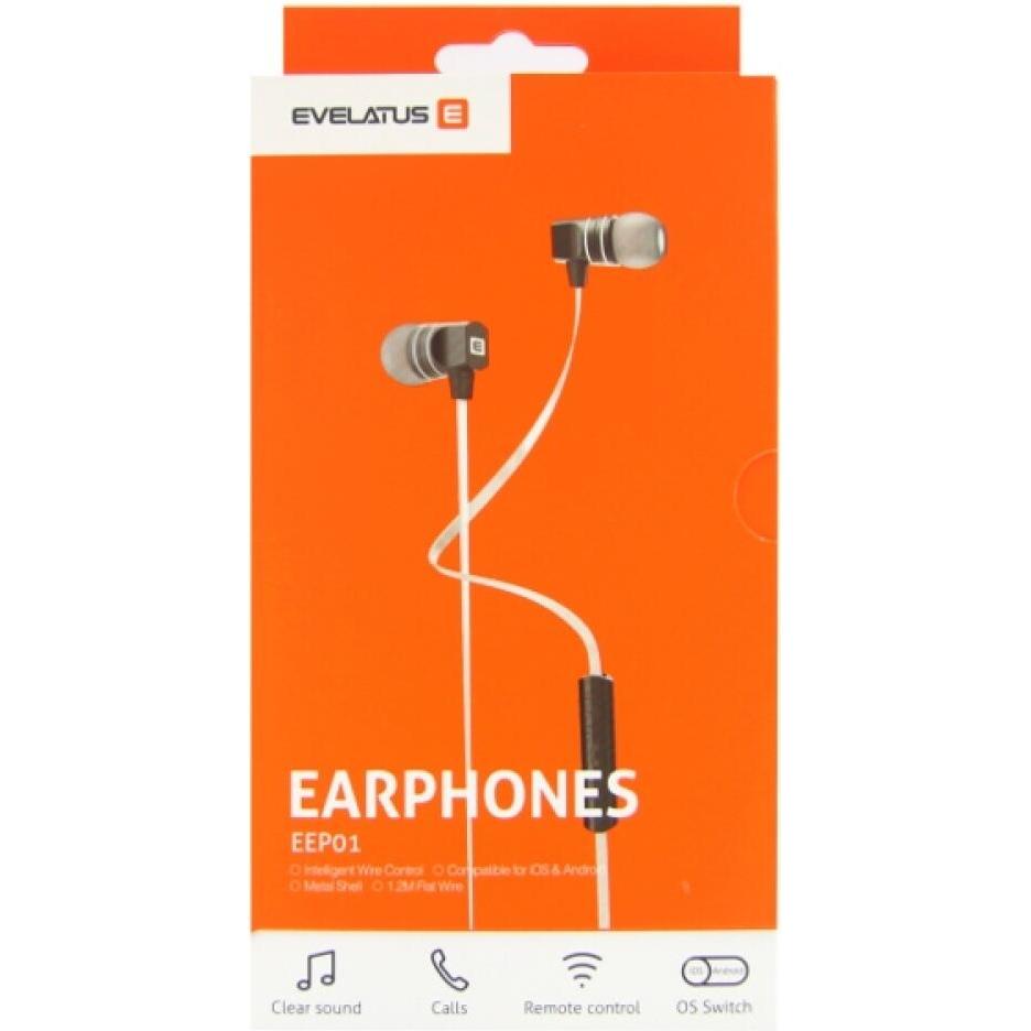 Thumbnail - Evelatus EEP01 (keine Geräuschunterdrückung, Kabelgebunden), Kopfhörer, Schwarz