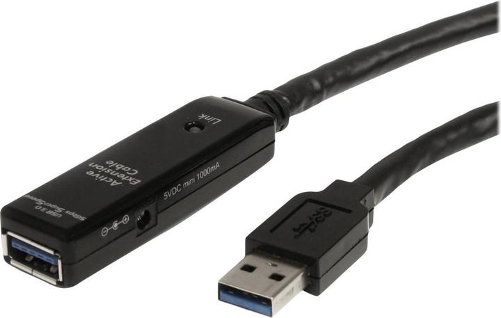 Actual product image StarTech 10 m active USB 3.0 SuperSpeed extension cable - plug/socket (10 m, USB 3.2 Gen 1)