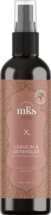 Earthly Body MKS eco X Leave-In Treatment & Detangler with Moroccan Argan Oil and Hemp Seed Oil 10 Fl Oz (296 ml)