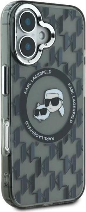 Produktbild Karl Lagerfeld KLHMP16SHMCKMHK iPhone 16 6.1" czarny/black IML Monogram Karl&Choupette Head MagSafe (Apple iPhone 16)