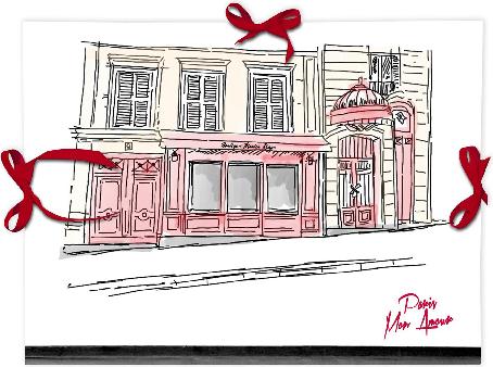Actual product image Clairefontaine Moulin Rouge, Zeichenmappe 28x38 cm, Verschluss mit Bändern - (28 x 38 cm, 80 x)