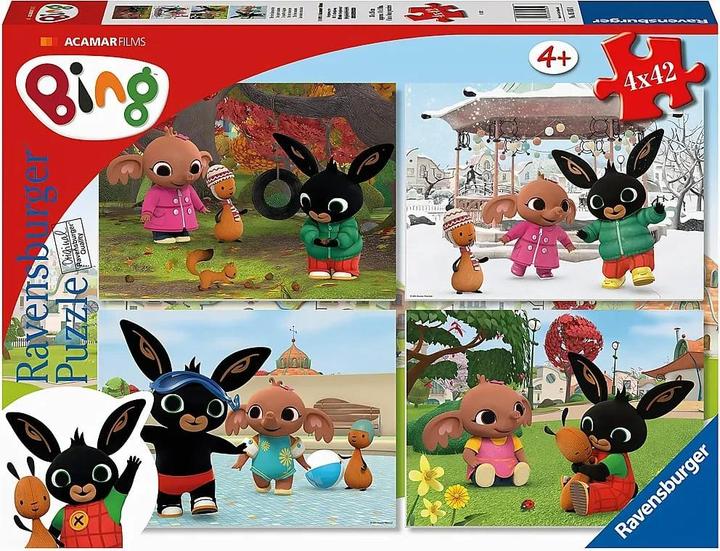 Image du produit Ravensburger 4 Puzzle da 42 Bumper Pack - Bing (42 pièces)
