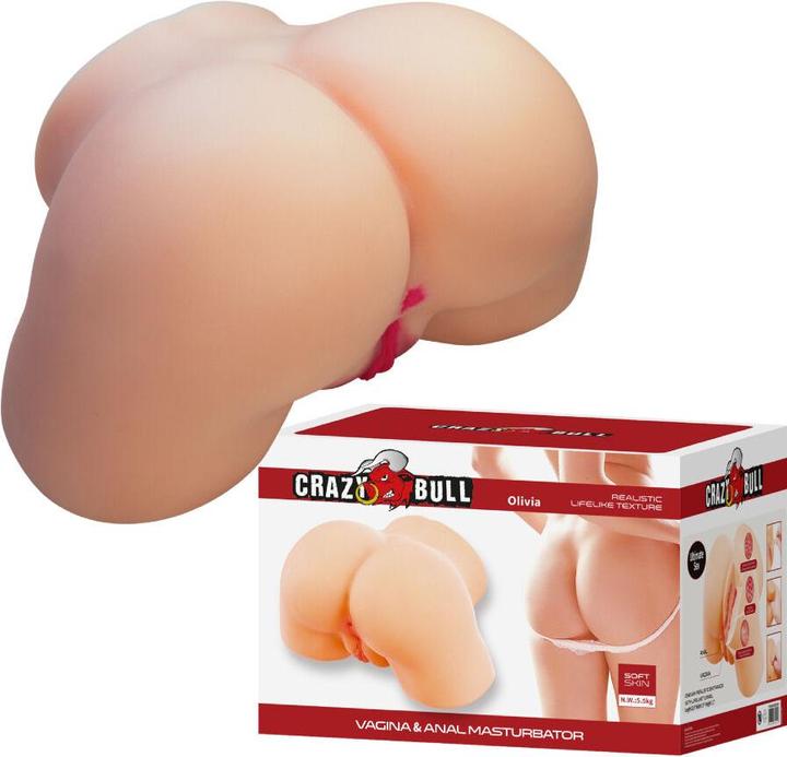 Actual product image Crazy Bull - Olivia Realistischer Weiblicher Po, Vagina Und Anal, 5,5 kg