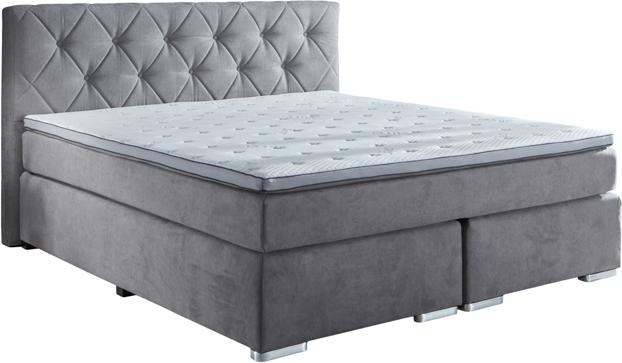 Produktbild Sun garden BX 2100 Baker Boxspringbett Holzwerkstoff/Stoff mit Mikro-TFK-Matratze (180 x 200 cm)