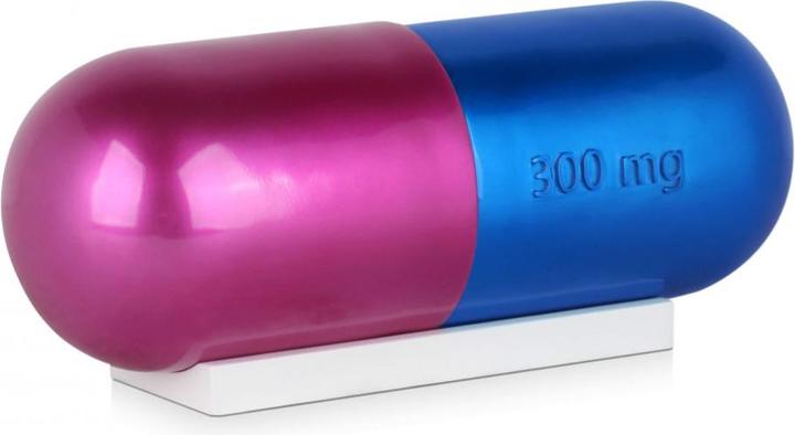 Immagine prodotto Scultura di design Pillola dell'amore eterno - Fuxia
