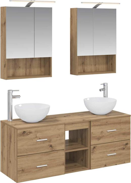 Produktbild vidaXL Badezimmerspiegel-Set (14.50 x 70 cm)
