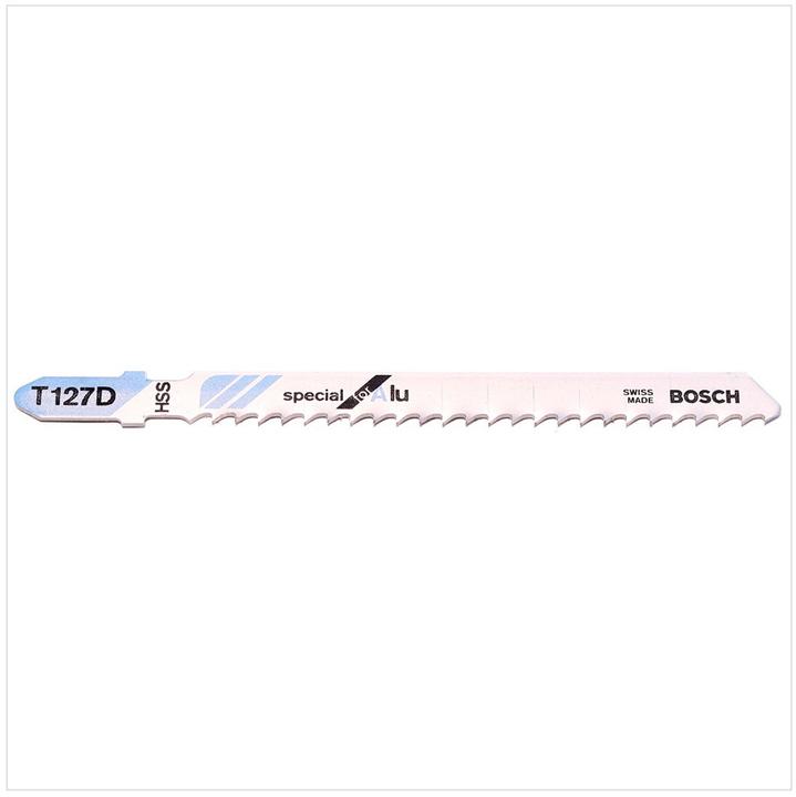 Image du produit Bosch Professional Zubehör Lame de scie sauteuse PRO Alu T127D, 100 mm, 5 pcs.