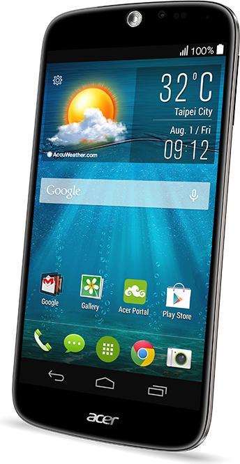 Produktbild Acer Liquid Jade plus (16 GB, Schwarz, 5", Dual SIM, 3G)