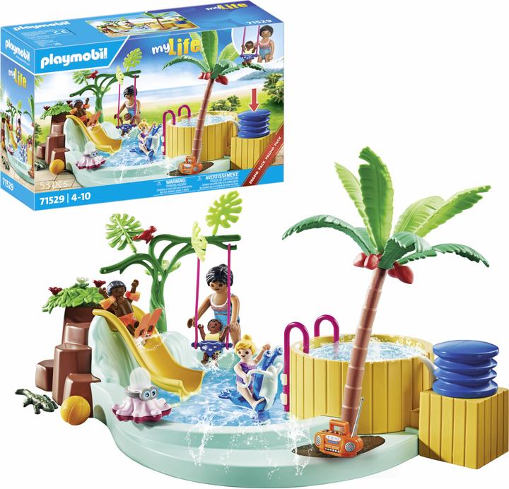 Image du produit Playmobil Piscine pour enfants avec jacuzzi (71529, Playmobil Ma vie)