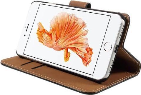 Image du produit Ueli Express iPhone SE / 8 / 7 Livre Etui en cuir véritable avec porte-carte Noir (Apple iPhone 7, Apple iPhone 8, Apple iPhone SE (2ème génération), Apple iPhone SE (3ème génération))