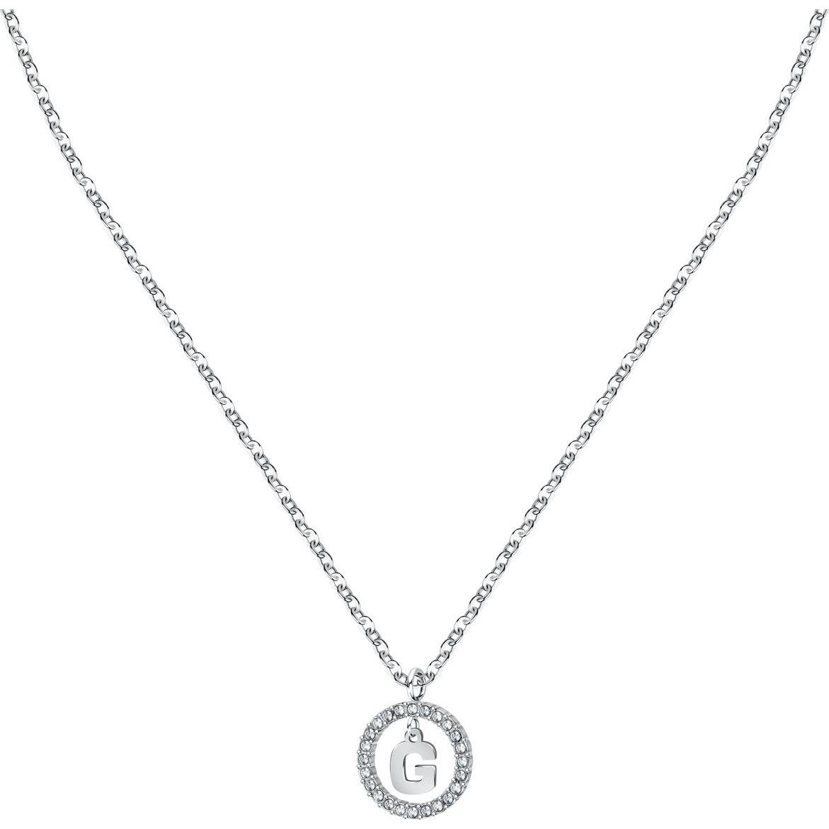 La Petite Story, Halsschmuck, Family Letter G Halskette, (Edelstahl, 40 - 45 cm)