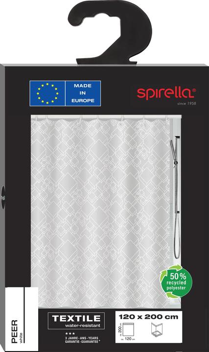 Actual product image spirella Peer (120 x 200 cm)