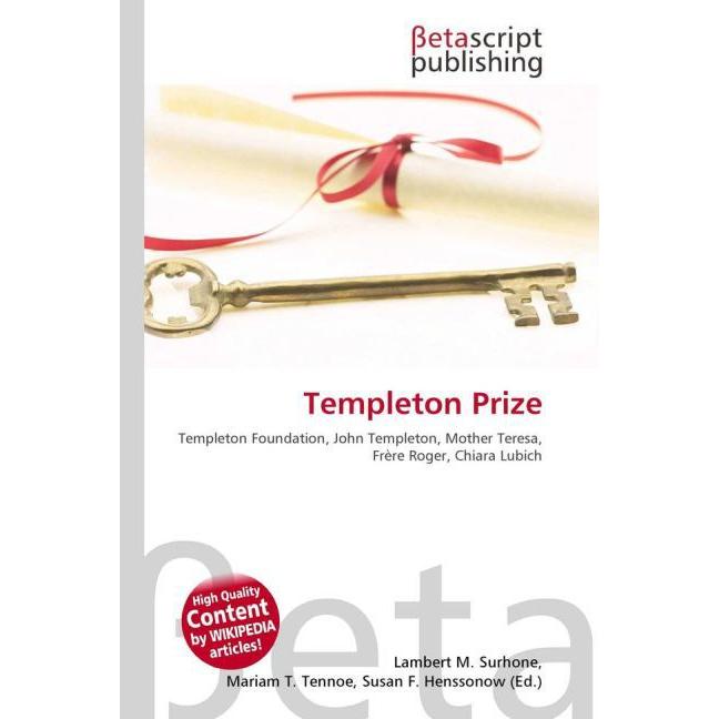 Templeton Prize, Fachbücher