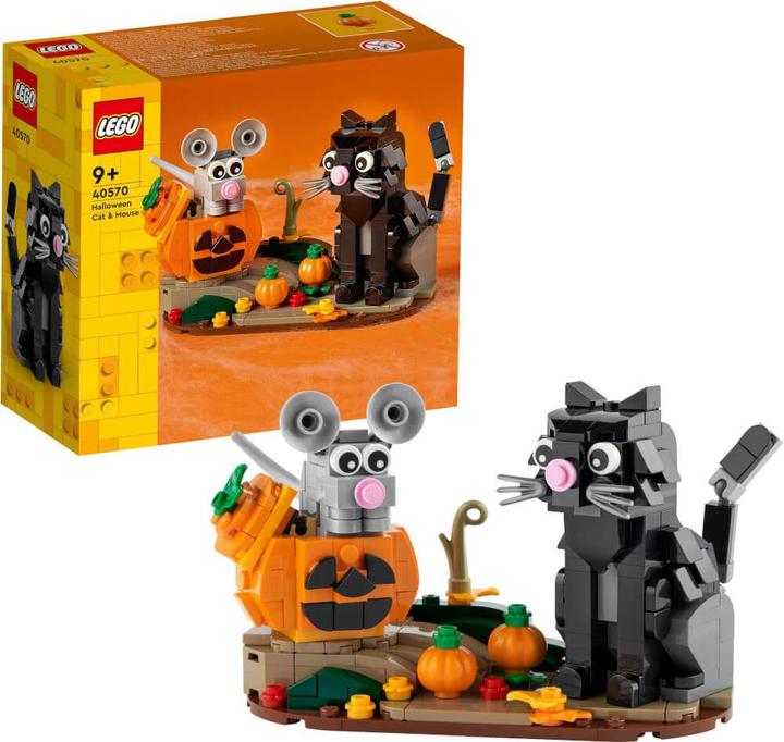 Actual product image LEGO Cat and Mouse on Halloween (40570, LEGO Icons)