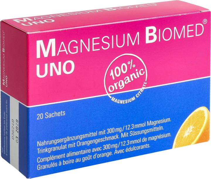 Actual product image Biomed Magnesium Uno (20 pcs., Sachet, 80 g)