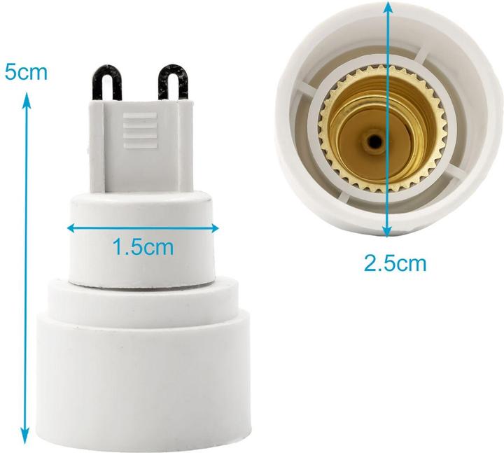 Image du produit Intirilife Adaptateur de culot d'ampoule E40 à E27