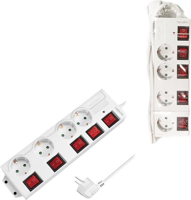 Actual product image LogiLink 4x CEE 7/3 max (4 x, CEE 7/3, 1.50 m)