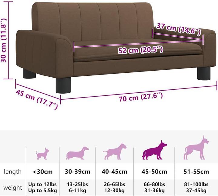 Image du produit vidaXL Hundebett (Chien)