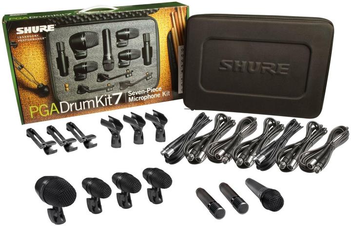 Immagine prodotto Shure PGADRUMKIT7 Set di 7 microfusioni per batteria