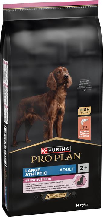 Image du produit Pro Plan Large Athletic Adult avec Optiderma riche en Saumon (Adulte, 14 pcs, 14000 g)