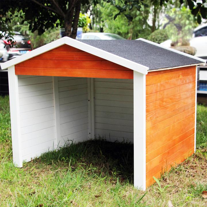 Immagine prodotto Wiltec Garage tosaerba robotizzato casetta da giardino in legno stazione di ricarica protezione UV (Robot falciante, Robot tagliaerba garage)