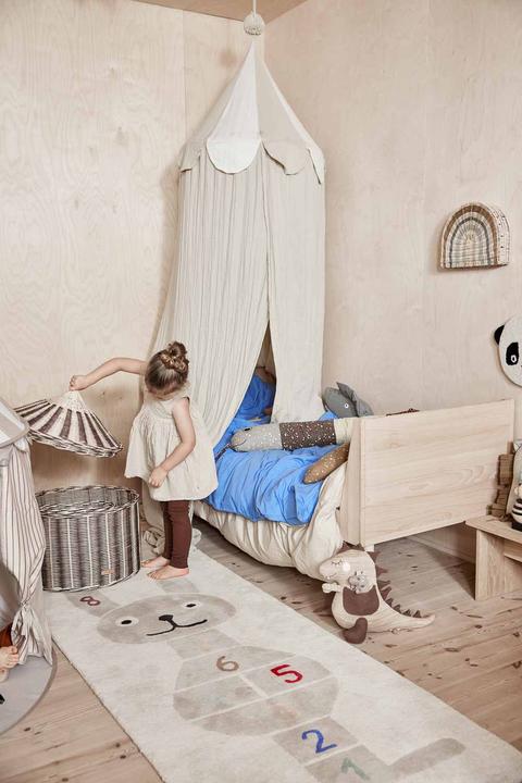 Image du produit OYOY Mini Tapis décoratif Rabbit Hopscotch Gris (75 x 180 cm)