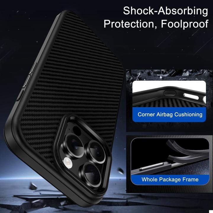 Actual product image iPaky Carbon fibre case (Apple iPhone 16 Pro)