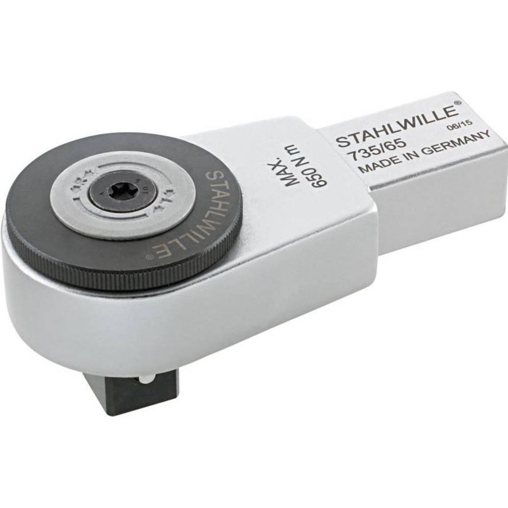 Stahlwille, Drehmomentschlüssel, 735/65 Feinzahn-Einsteckknarre 3/4 (3/4", 650 Nm)