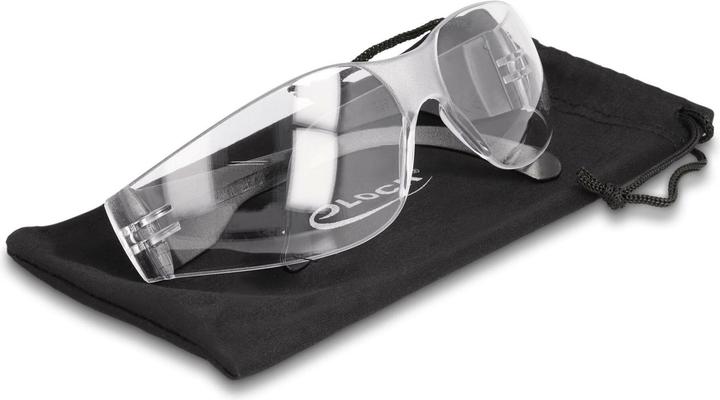 Produktbild Delock Schutzbrille Sichtscheiben klar, inklusiv Brillentasche Klar