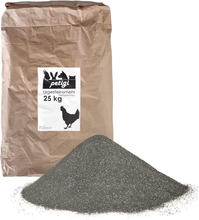 Petigi Geflügeleinstreu aus Urgesteinsmehl (25 kg) (25 kg, Vogelsand)