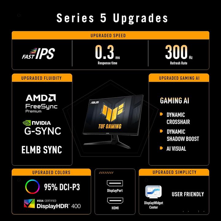 Immagine prodotto ASUS TUF Gaming VG27AQM5A (2560 x 1440 pixel, 27")