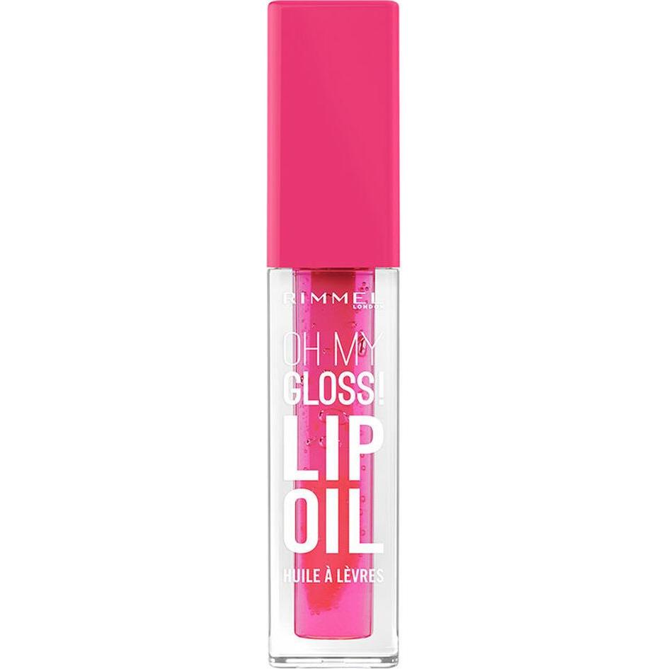 Rimmel London Rosa Rossetto + Lucidalabbra, Oh My Gloss! Olio Per Labbra (003 Di Bacca)