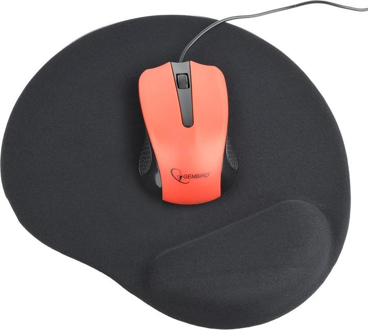 Produktbild Gembird MP-GEL-BLACK mouse pad