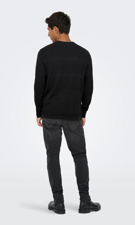Actual product image Only & Sons Onsmalik Reg 12 Pinaple Crew Knit (M)