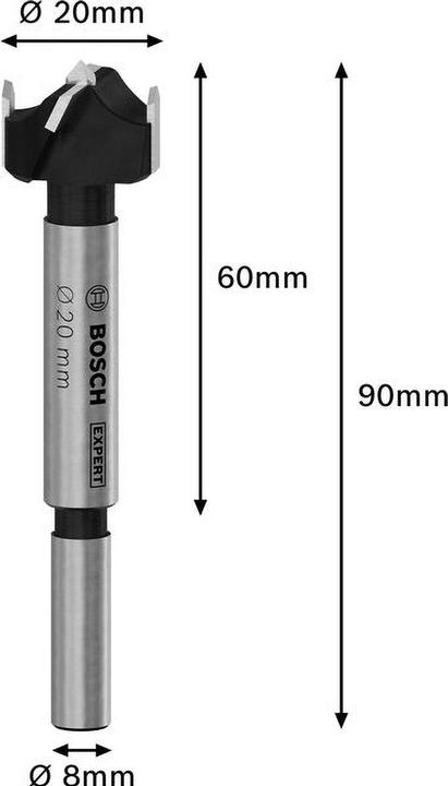 Produktbild Makita Scharnierlochbohrer EXPERT Laminated Woo 2608901848 (bis 20 Millimeter)