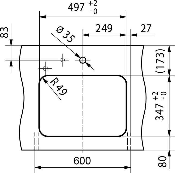 Produktbild Franke Largo LAX 110-50/35 (Unterbauspüle, 52.40 cm, 37.40 cm)