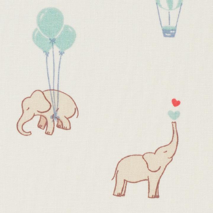 Produktbild VBS Baumwoll-Stoff "Flying Ephants", 150 cm breit, Meterware