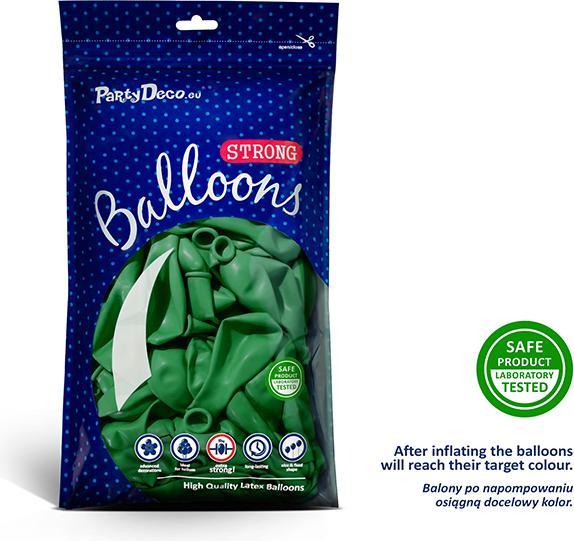 Produktbild Partydeco Strong Balloons 27cm, Pastel Green (1 pkt / 50 pc.) (1 x)