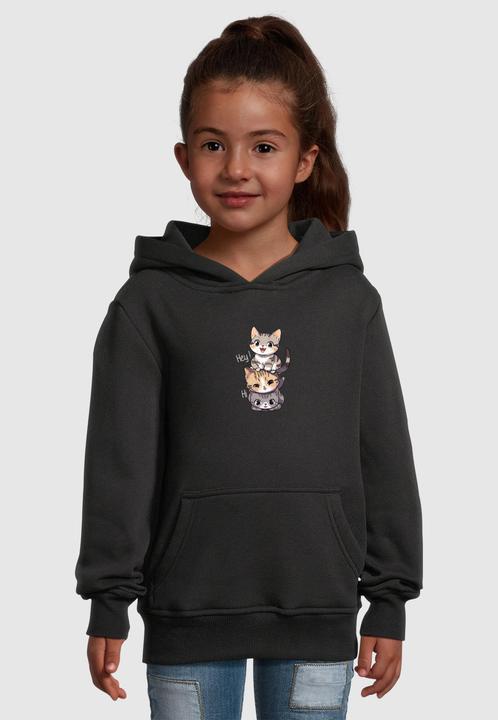 Image du produit Merchcode Kids Hi Cats - Basic Hoody - 184969 (122, 128)