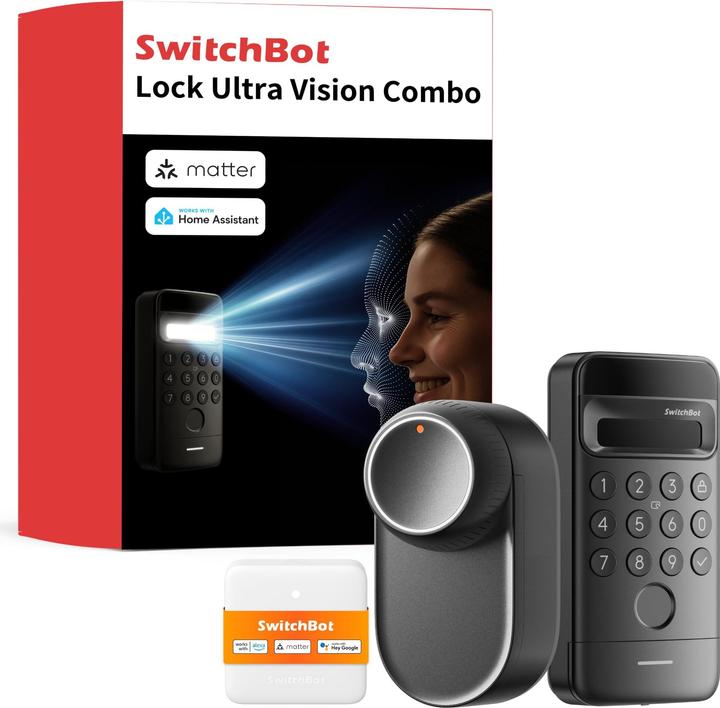 Produktbild SwitchBot Ultra Touch Bundle schwarz, Lock Ultra schwarz oss