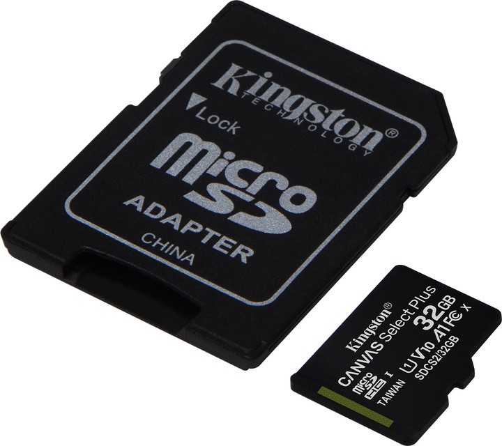 Produktbild Kingston Canvas Select Plus microSD 32GB Multi-Pack of 2 (32 GB, microSDHC, U1, UHS-I)