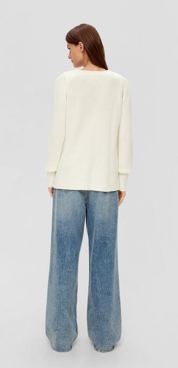 Produktbild s.Oliver Strickpullover Strickpullover aus Baumwollmix (42)