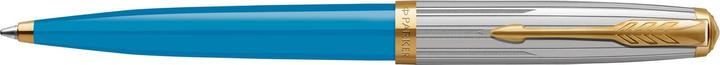 Image du produit Parker Pen Stylo à bille 51 Premium Turquoise G.C. M (Turquoise, 1 x)