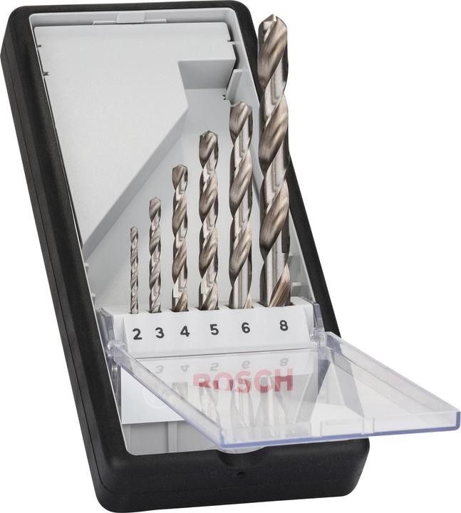 Produktbild Bosch Professional Zubehör PRO Metal HSS-G Spiralbohrer-Set, 6-tlg. (2, 3, 4, 5, 6, 8)