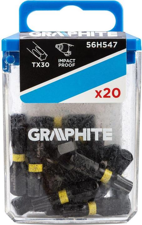 Produktbild Graphite Bity udarowe TX30 x 25 mm, 20 szt.