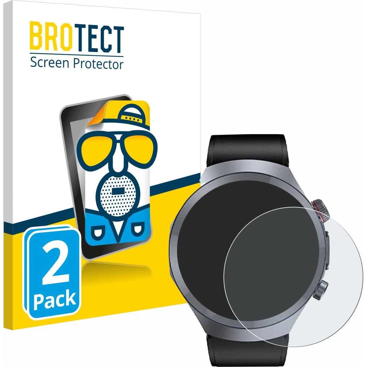 BROTECT Entspiegelungsfolie Displayschutz Displayschutzfolie Folie Matt, Smartwatch Schutzfolie, Grau