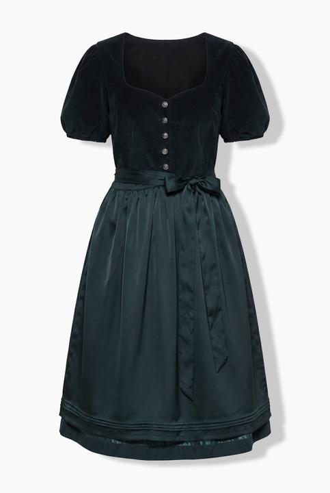 Produktbild Ulla Popken Dirndl, Cord, Herzausschnitt, Puff-Halbarm (44)