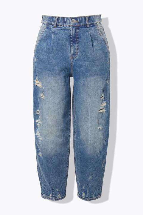 Actual product image Studio Untold Distressed Stretch Fit Balloon Jeans (52)